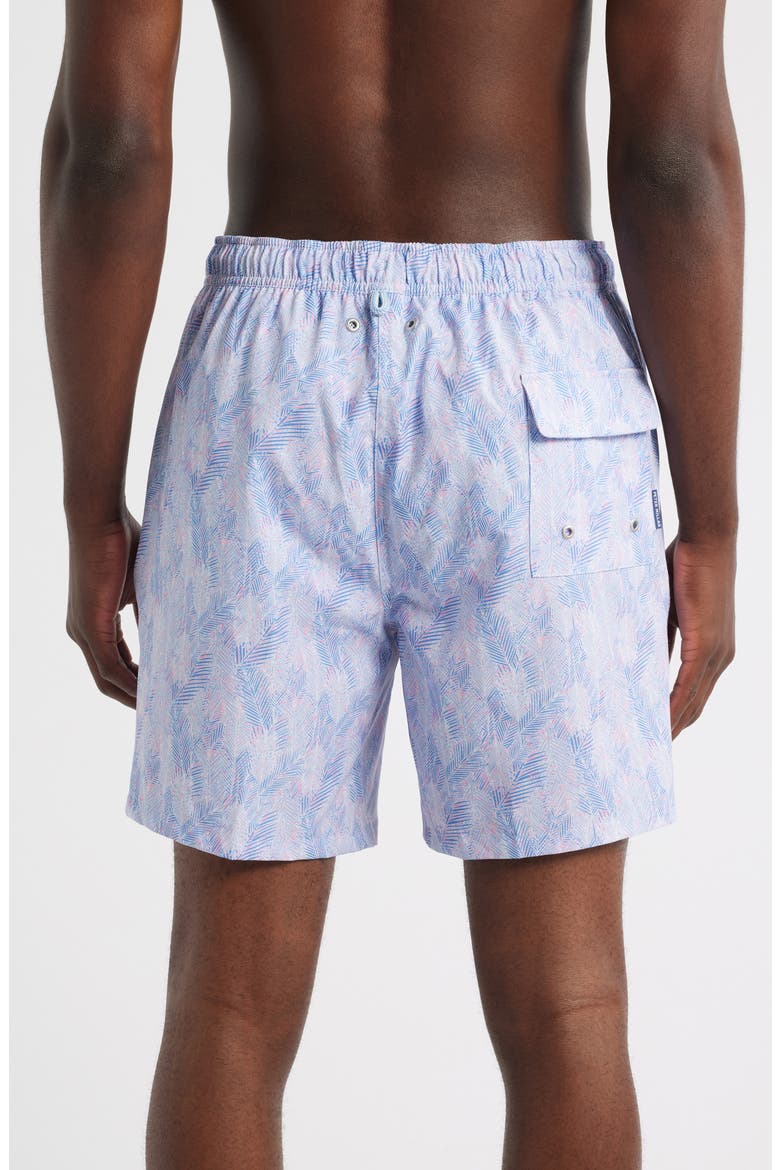Sunset Palms Swim Trunks, Alternate, color, BERMUDA PINK