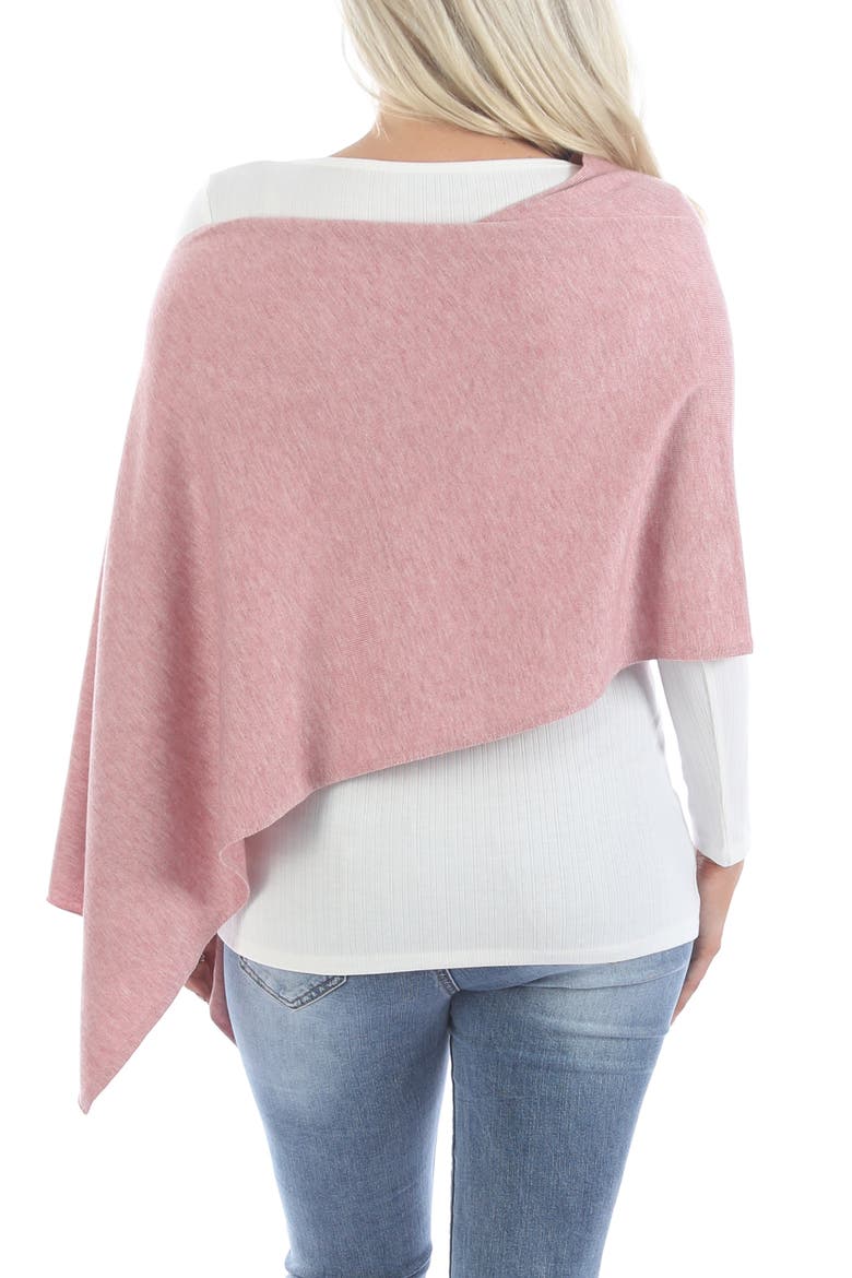 Luxury Nursing Poncho/Scarf, Alternate, color, RASPBERRY