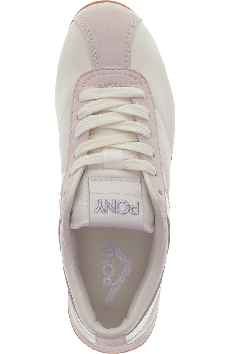 PONY KO-80 Low Classic Sneakers, Alternate, color, Snow White/Moonbeam/Silver