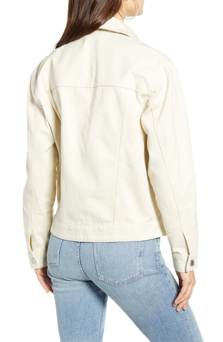 VERO MODA Katrina Organic Cotton Denim Jacket, Alternate, color,