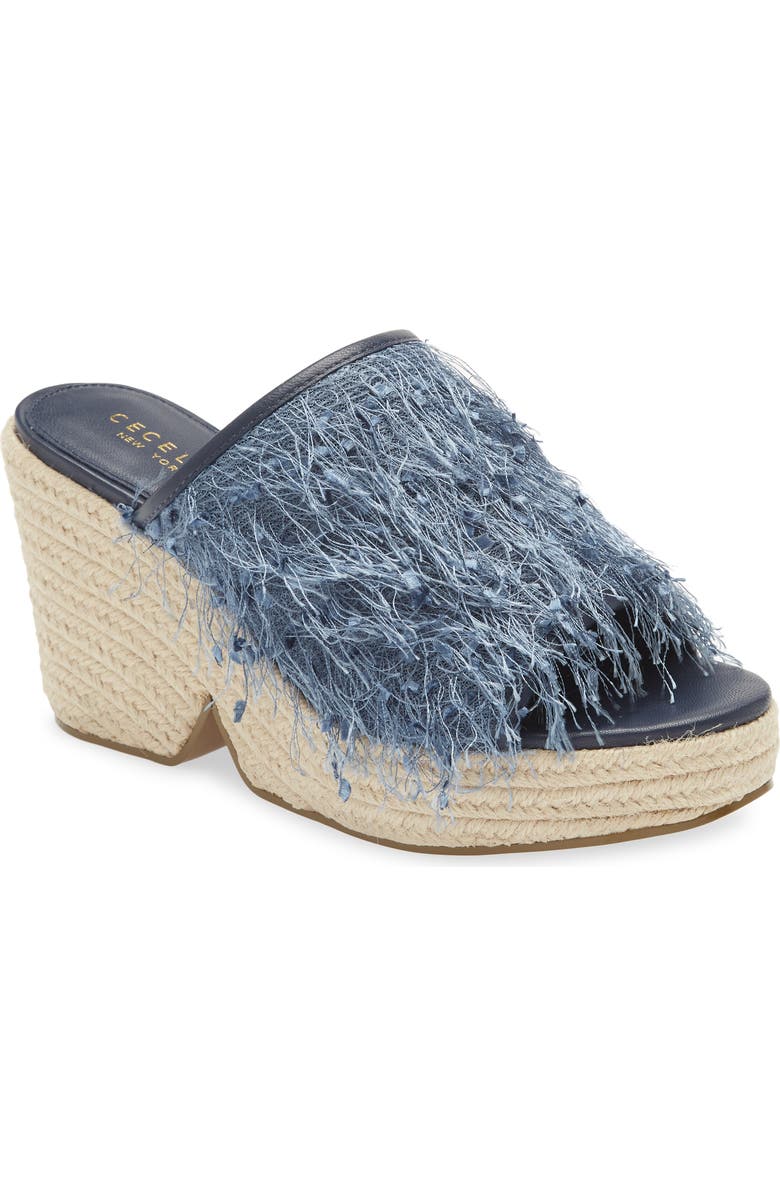 Cecelia New York Fringe Espadrille Sandal, Main, color,