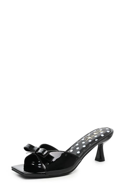 Bow Heeled Sandal