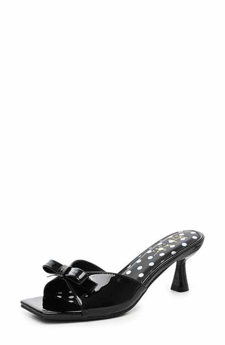 Bow Heeled Sandal