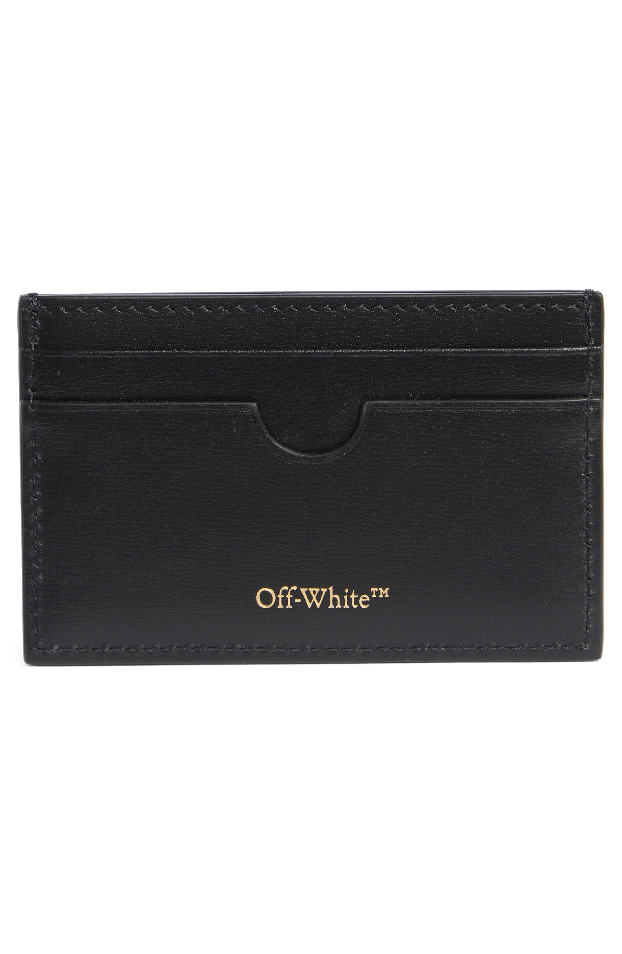 Off-White Jitney Leather Card Case (Women) | Nordstromrack