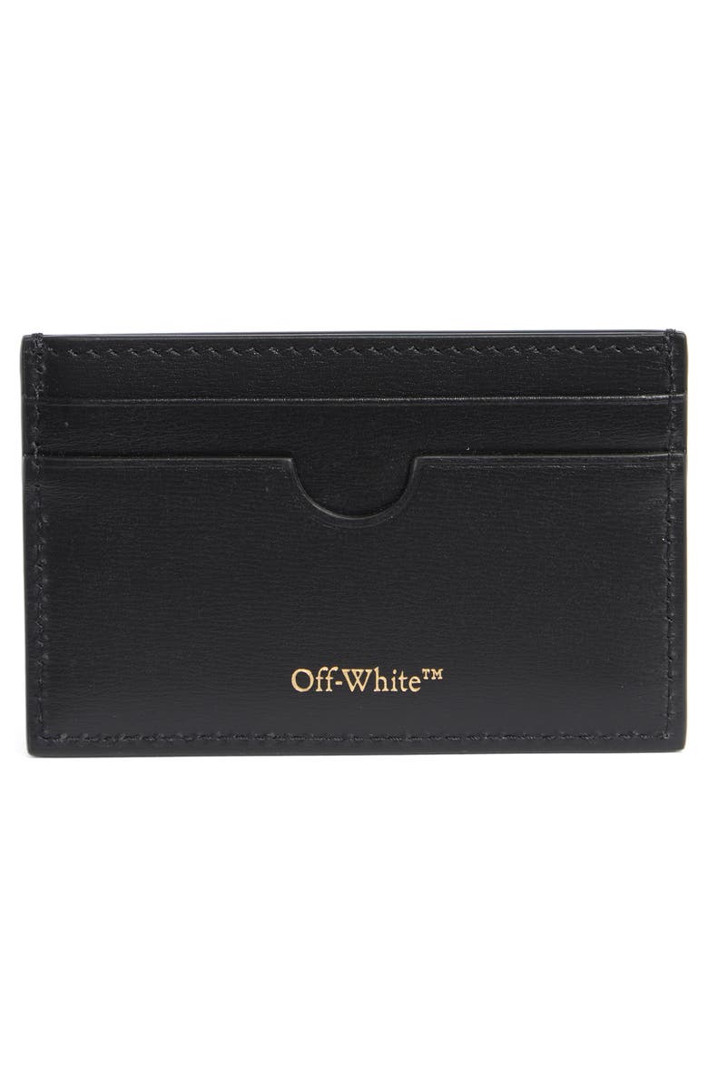 Off-White Jitney Leather Card Case, Alternate, color, 
