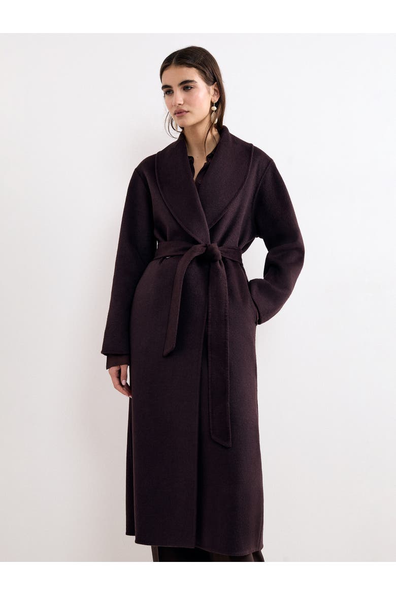 Daisy Midi Coat, Main, color, Brown