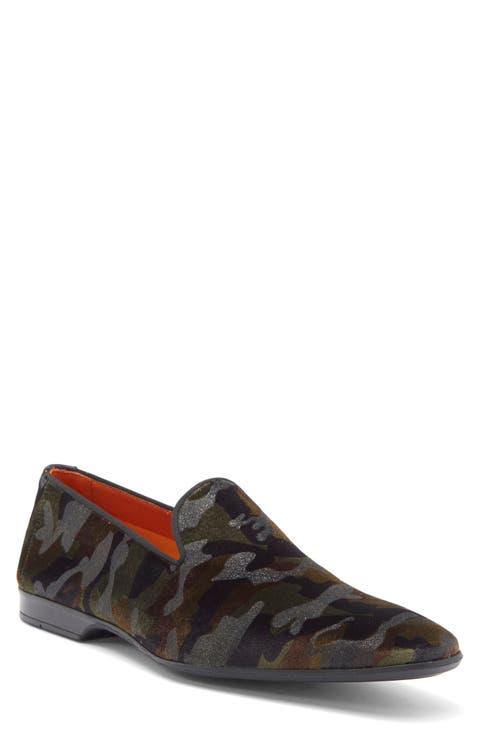 Voto Camo Velvet Loafer (Men)