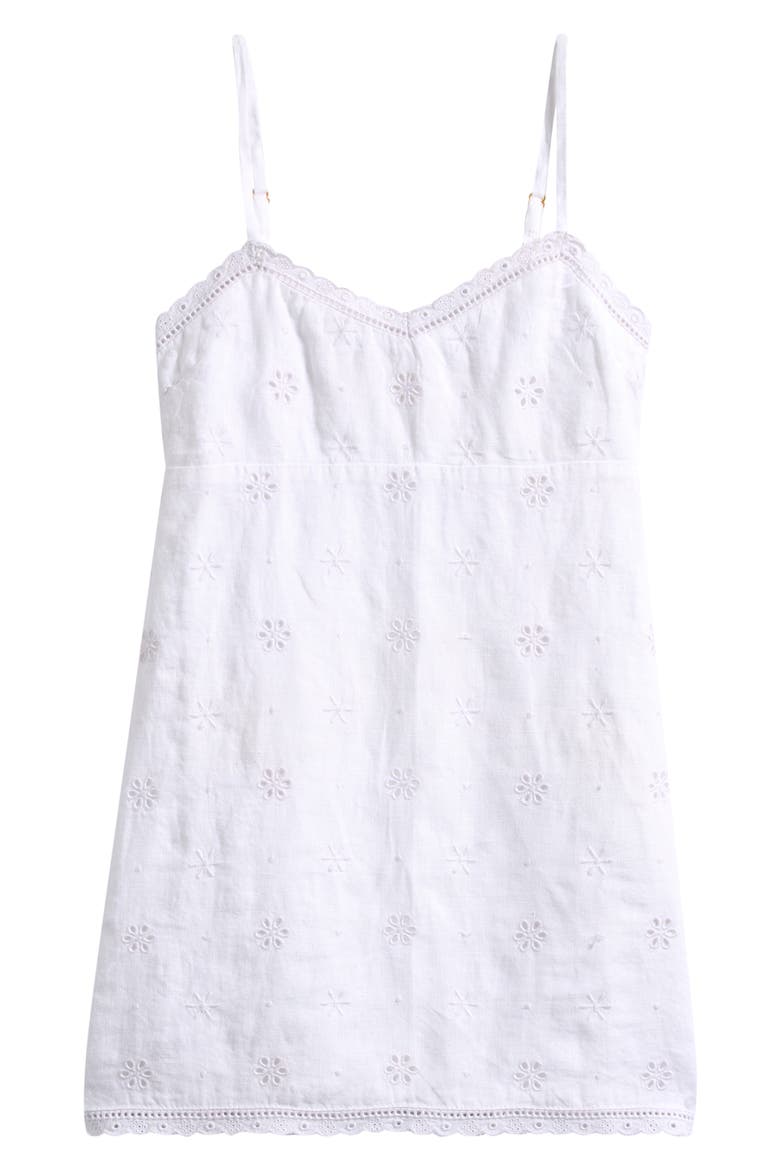 Kids' Virelai Eyelet Embroidered Dress, Main, color, OPTIC WHITE