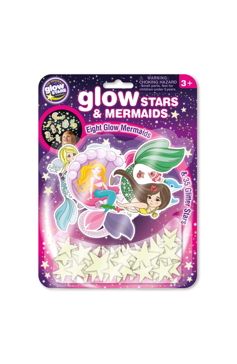 The Original Glowstars Company Glowstars & Mermaids Self Adhesive Pads, Main, color, Multicolored