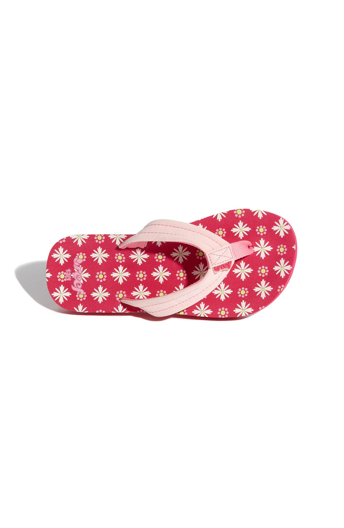 'Little Ahi' Sandal, Alternate, color, PINK/ PINK FLOWERS