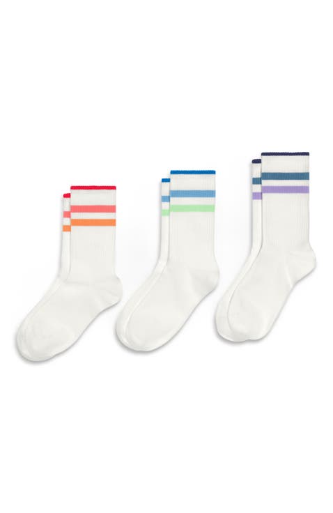 Tonal Ringer Athletic Sock 3-Pack (Unisex Fit)