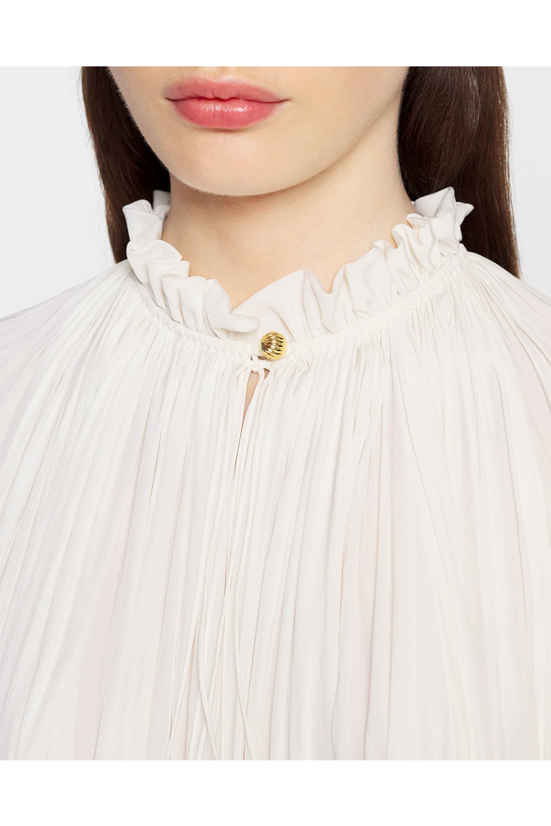 Short Charmeuse Dress, Alternate, color, Off White