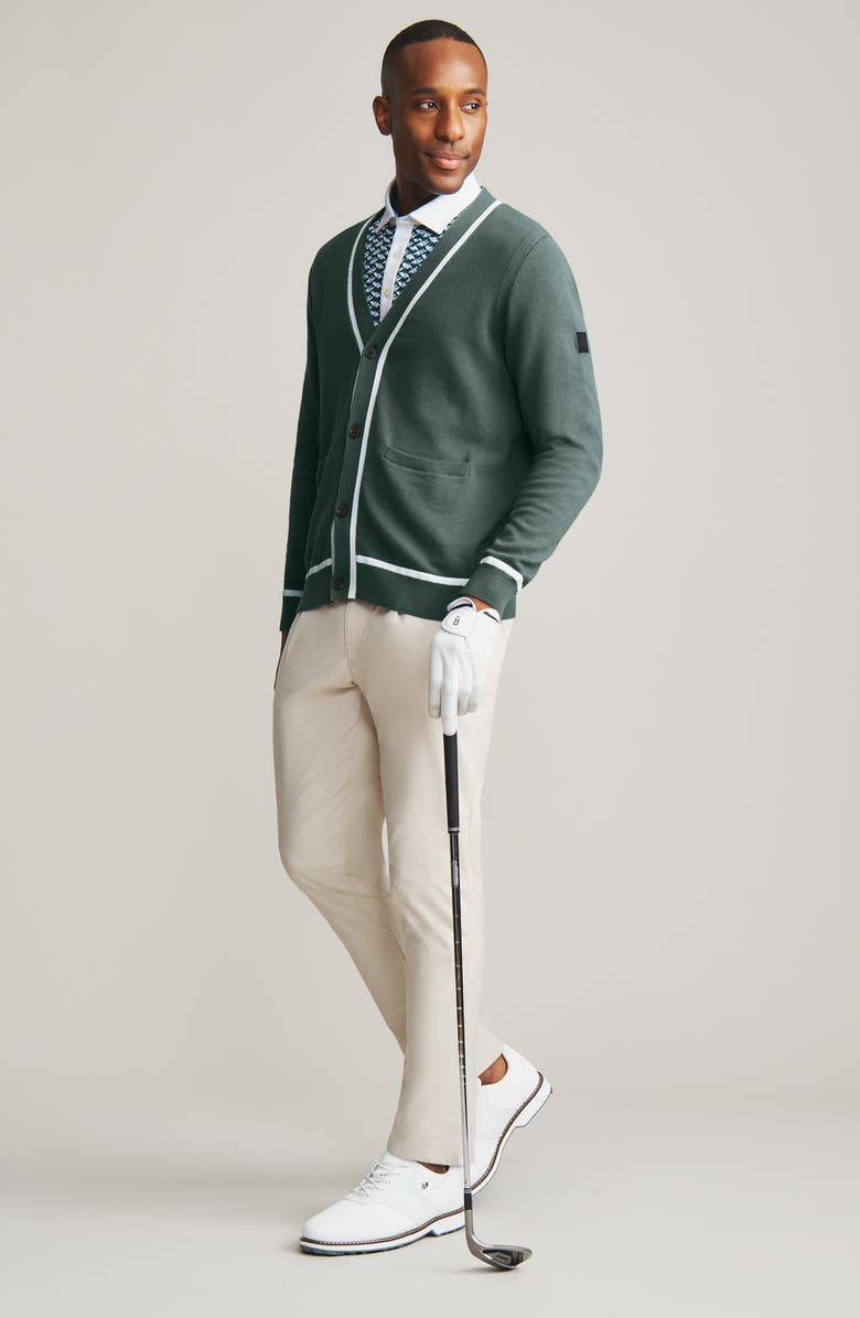 Rhone Earl V-Neck Golf Cardigan, Alternate, color,