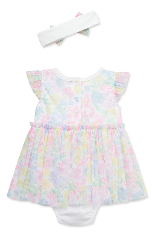 Little Me Floral Skirted Bodysuit & Headband Set