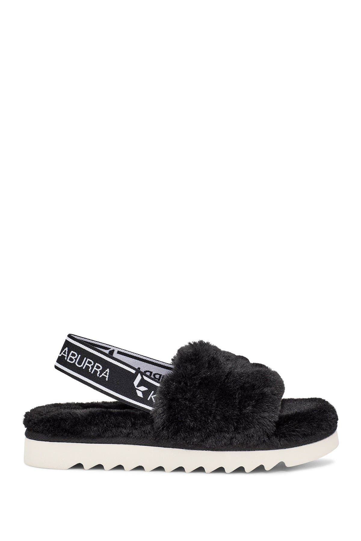 Koolaburra by UGG<sup>®</sup> Fuzz'n Faux Fur Slipper Sandal, Alternate, color, 