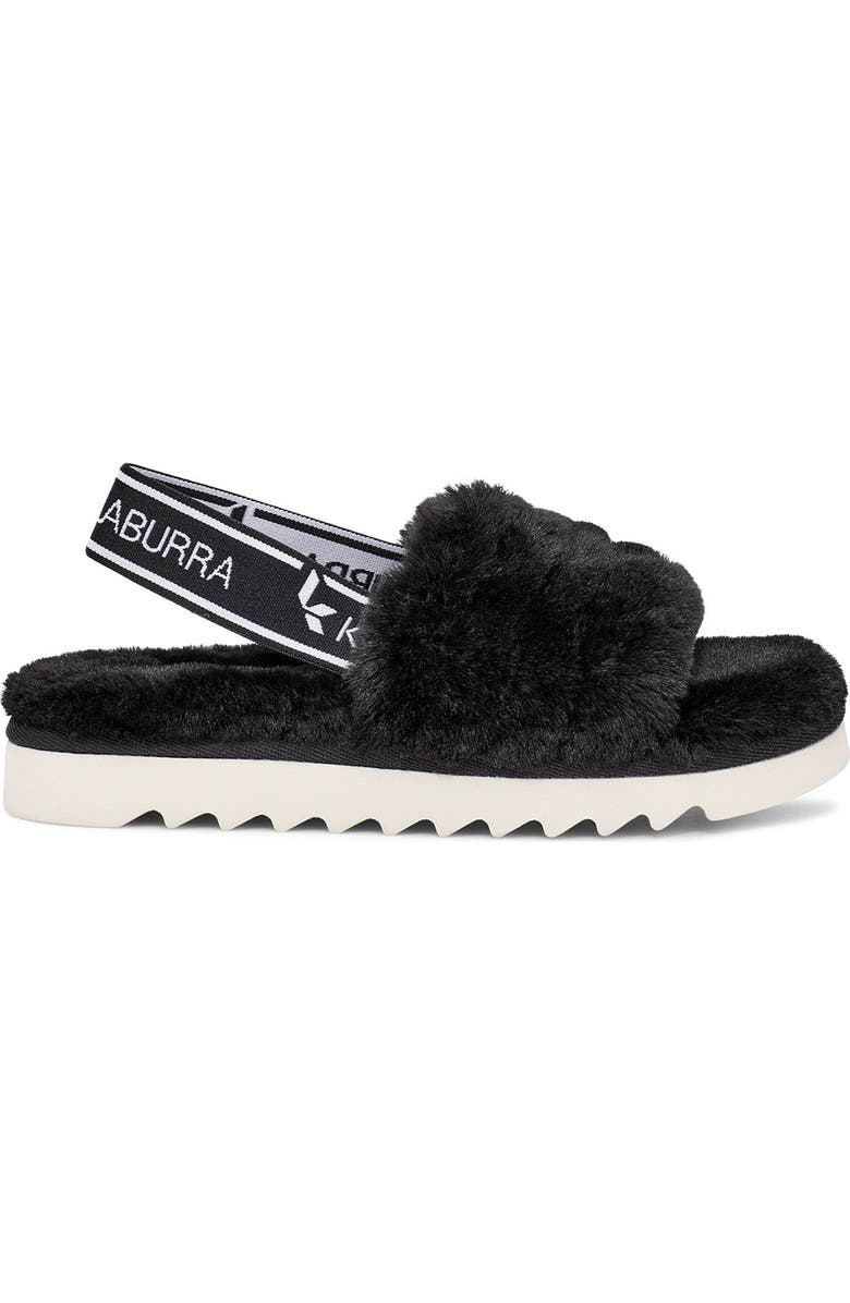 Koolaburra by UGG<sup>®</sup> Fuzz'n Faux Fur Slipper Sandal, Alternate, color,
