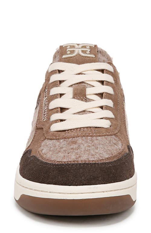 Shop Sam Edelman Harper Cozy Faux Shearling Sneaker In Taupe Multi