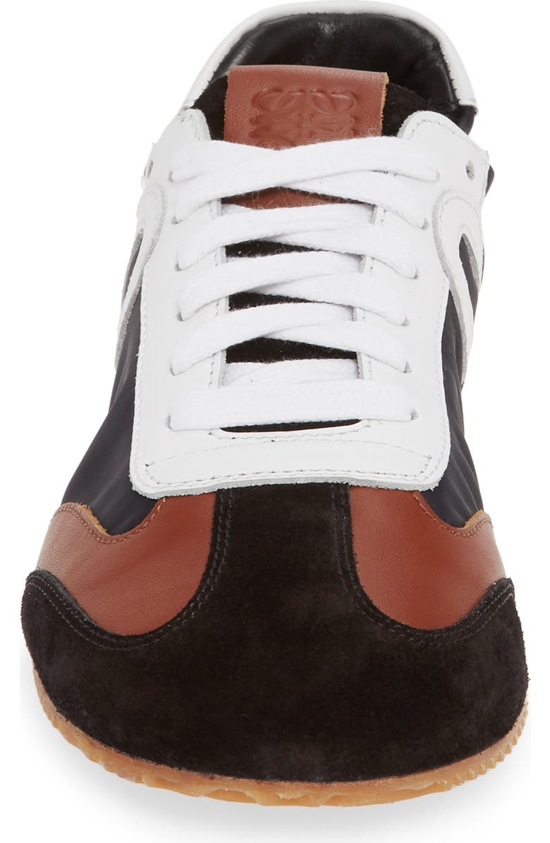 Loewe Scrunch Lace-Up Sneaker, Alternate, color,