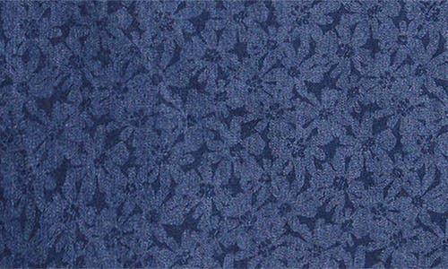Rodd & Gunn Clarkes Bay Floral Short Sleeve Cotton Button-up Shirt In Blue
