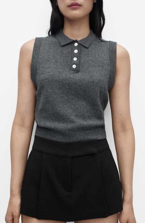 Wool Polo Sweater Vest