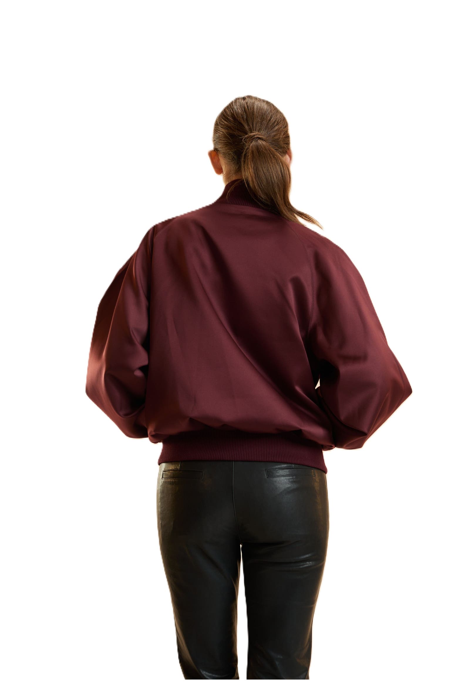 Reowly Cynthia Rowley Satin Bomber Jacket (Women) | Nordstrom