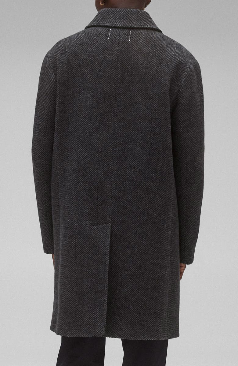 Reigning Champ Wool Blend Herringbone Scout Coat, Alternate, color, 