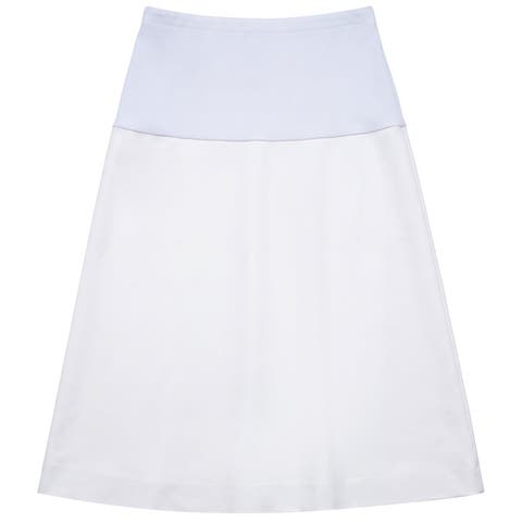 Maternity Stretch Ponte Flared Waistband Skirt