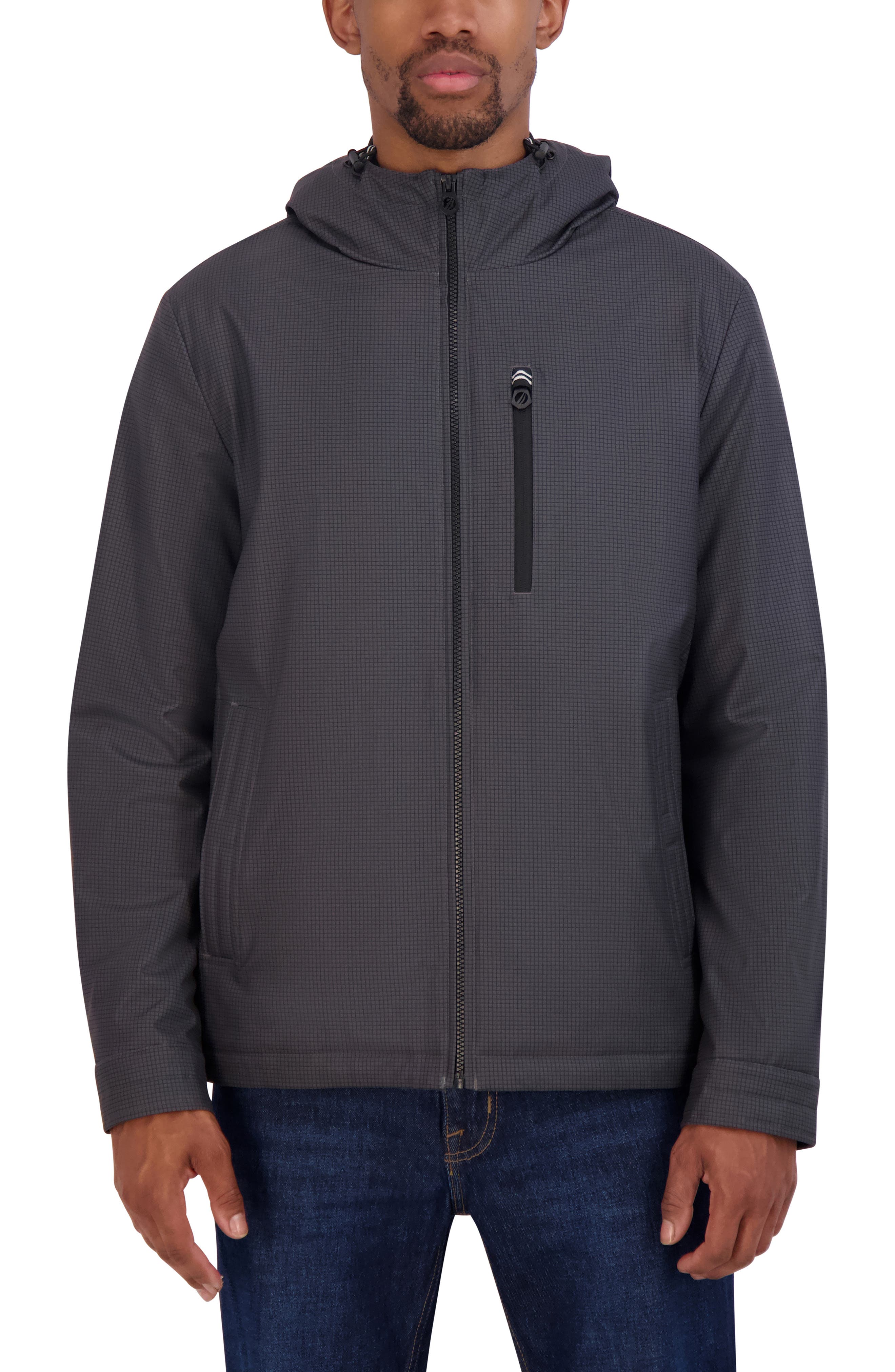 Nautica Transitional Faux Shearling Lined Water Resistant Jacket (Men ...