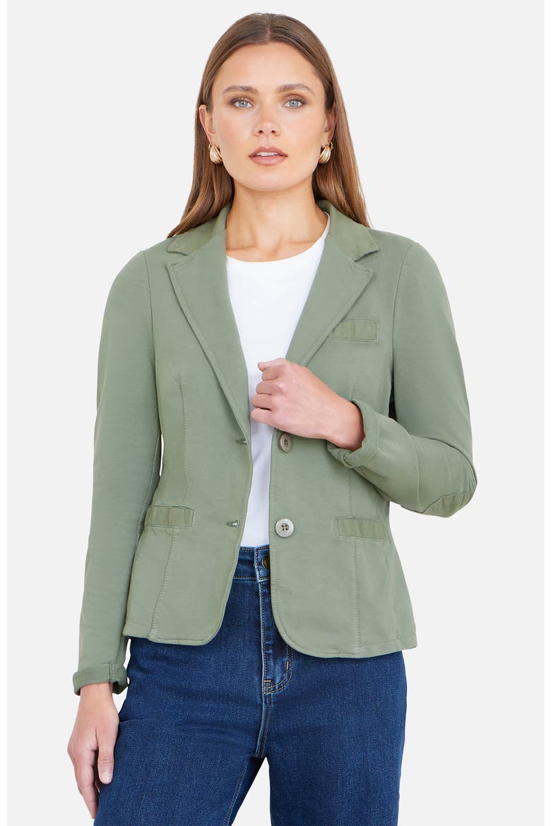 Stretch Cotton Blazer, Alternate, color, Khaki