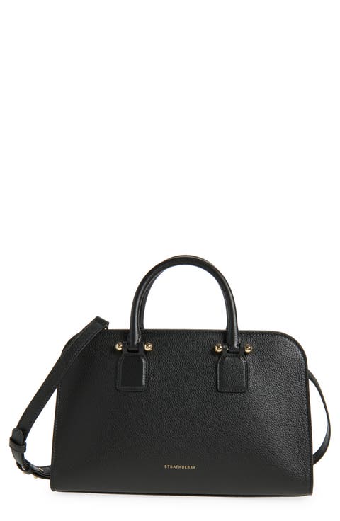 Midi Georgia Leather Tote