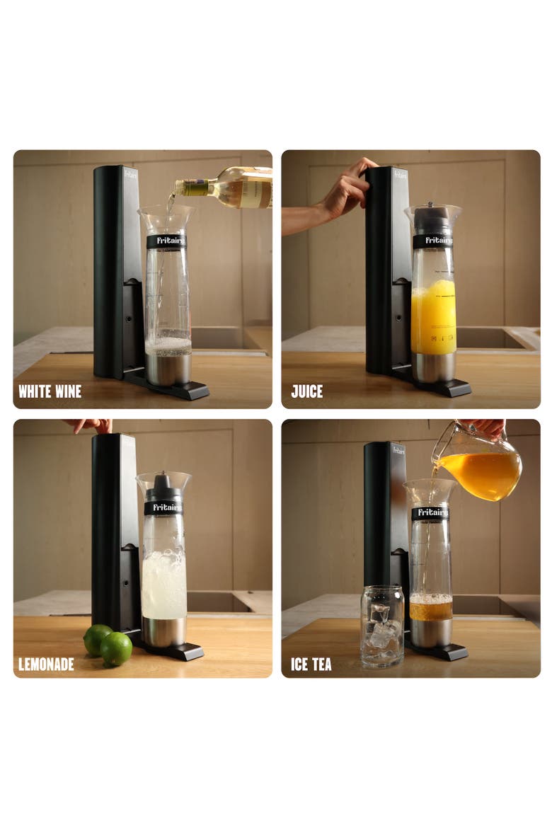 Fizze Soda Maker Machine, Alternate, color, Black