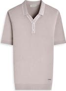 Bugatchi Waffle Stitch Polo Sweater