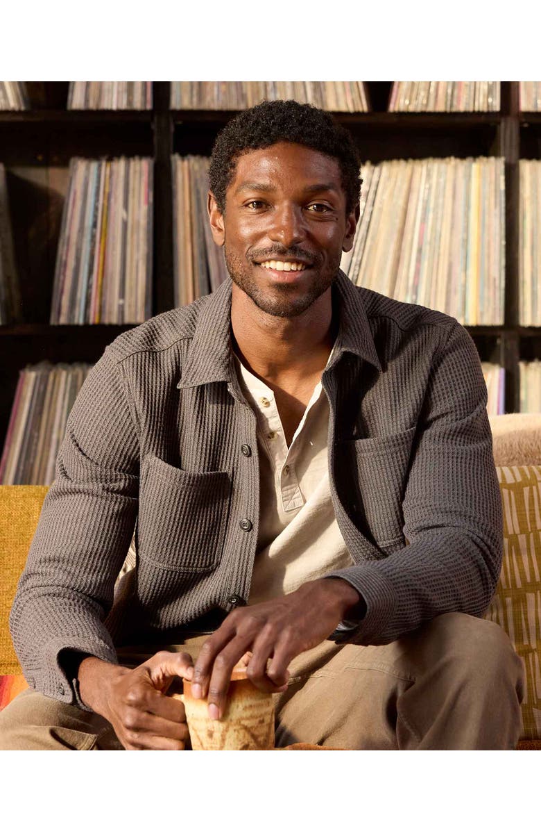 Toad & Co Bitterroot Long Sleeve Shirt Jacket, Alternate, color, Soot