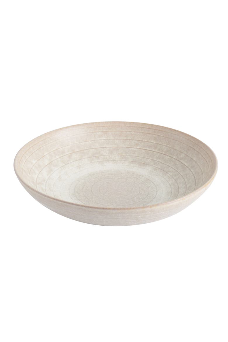 Dreamweaver 16-Piece Double Bowl Dinnerware Set, Service for 4, Alternate, color, Cream