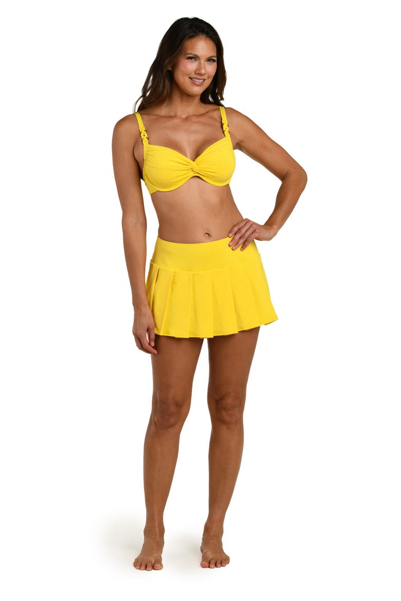 Island Twist Front Underwire Bikini Top, Alternate, color, SOLEIL