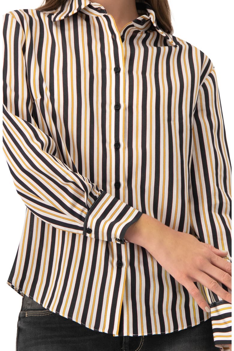 Classic Striped Long Sleeve Shirt, Alternate, color, Striped