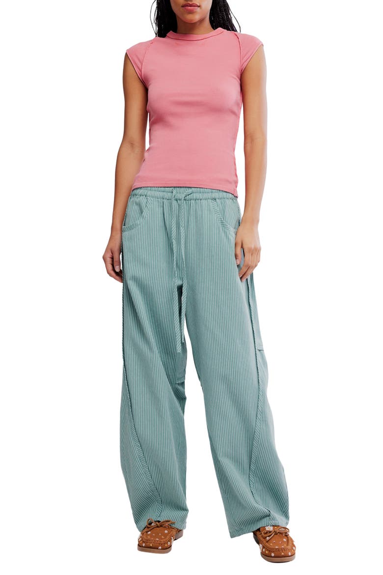 Ever Had Cap Sleeve Cotton T-Shirt, Alternate, color, STRAWBERRY RHUBARB