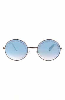 Boho Round 54mm Gradient Round Sunglasses