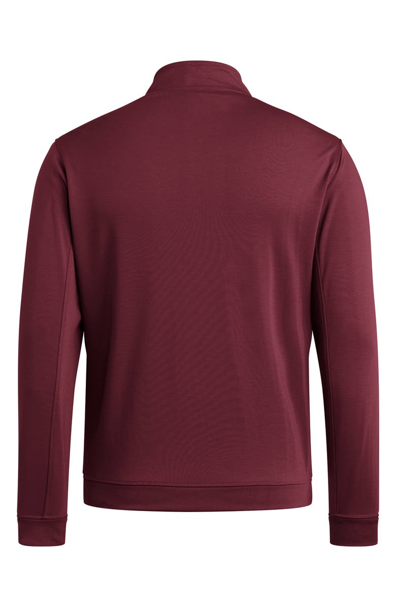 adidas Golf Texas A&M Aggies Quarter Zip Pullover, Alternate, color, Team Maroon/ White