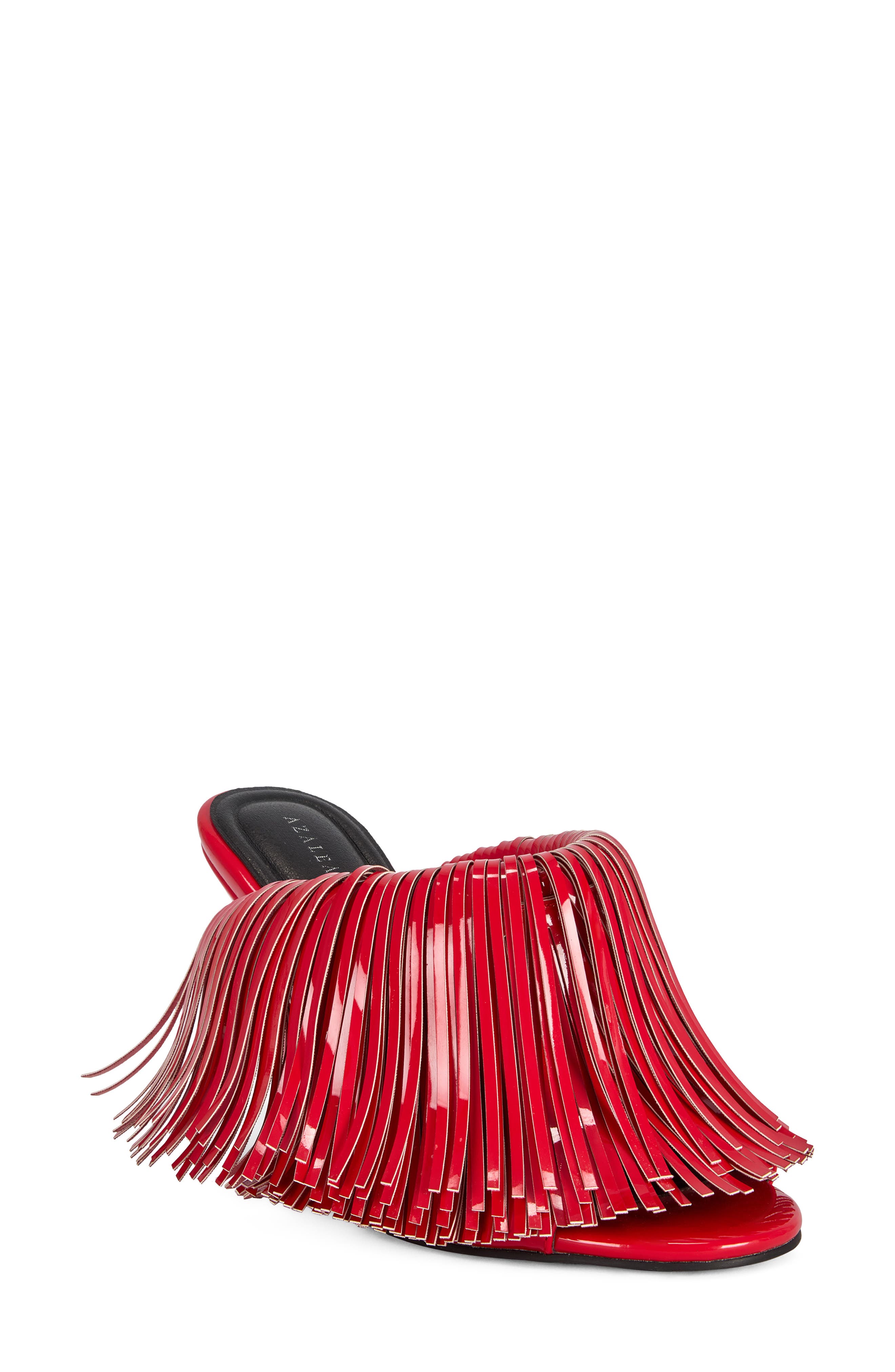 Vailyn Fringe Sandal, Main, color, RED