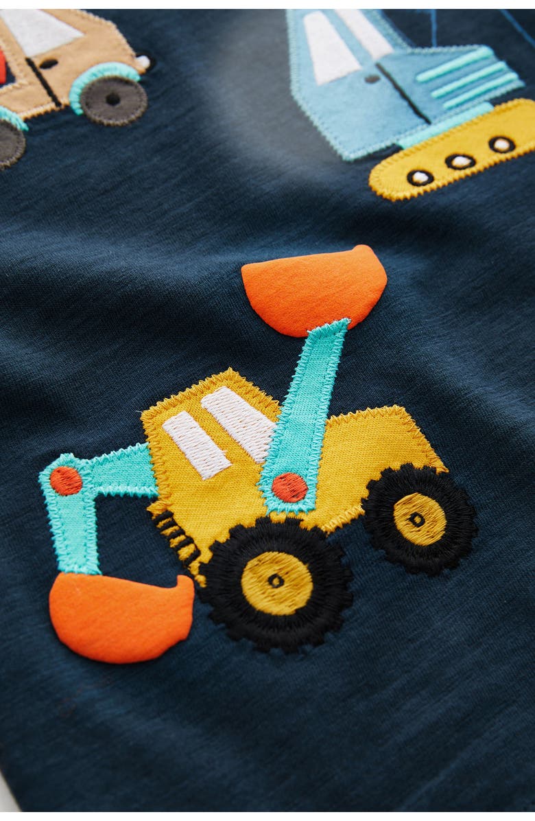 NEXT Kids' Construction Appliqué Cotton Graphic T-Shirt, Alternate, color, 