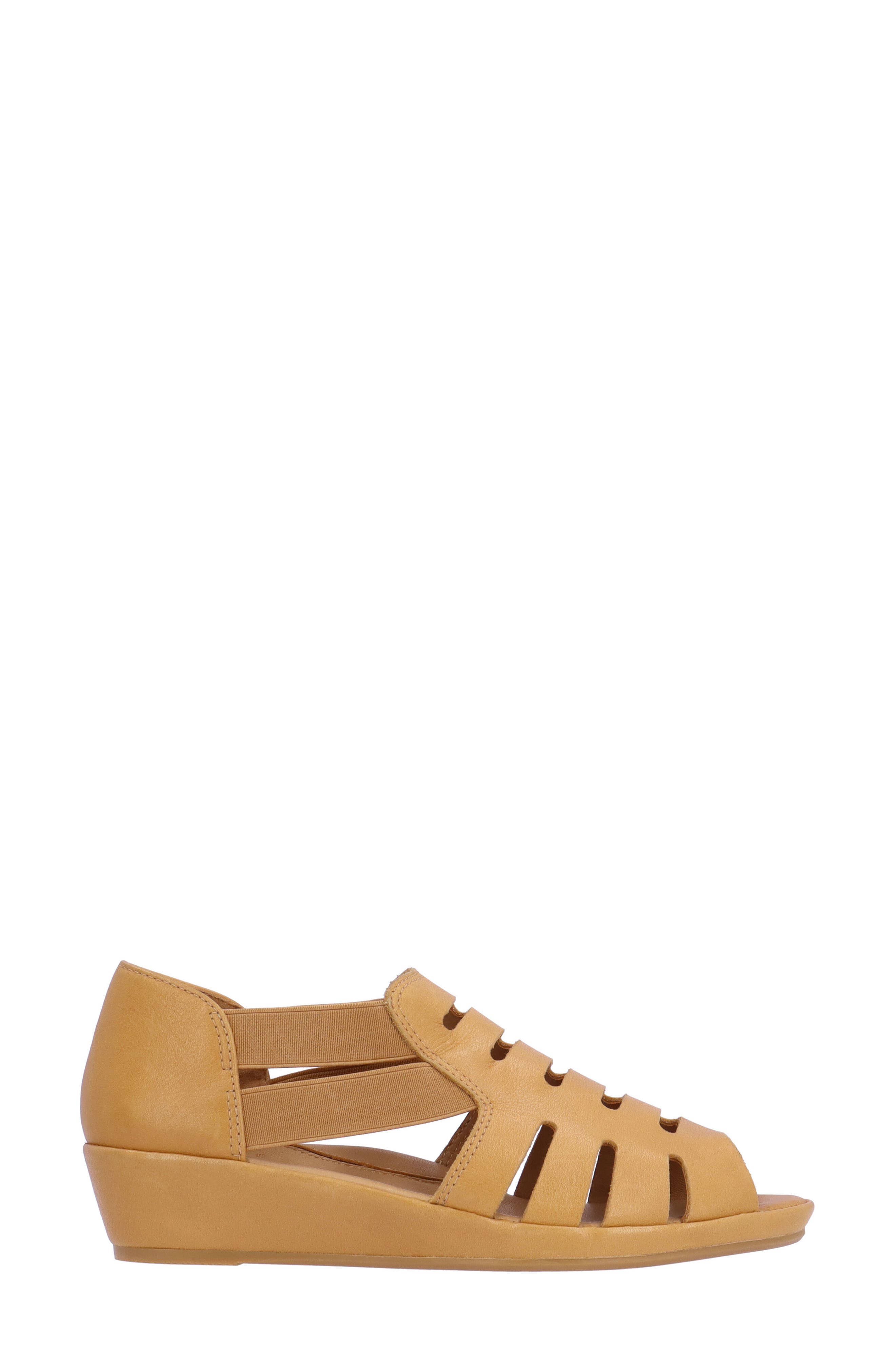 Bayla Wedge Sandal, Alternate, color, LIONESS