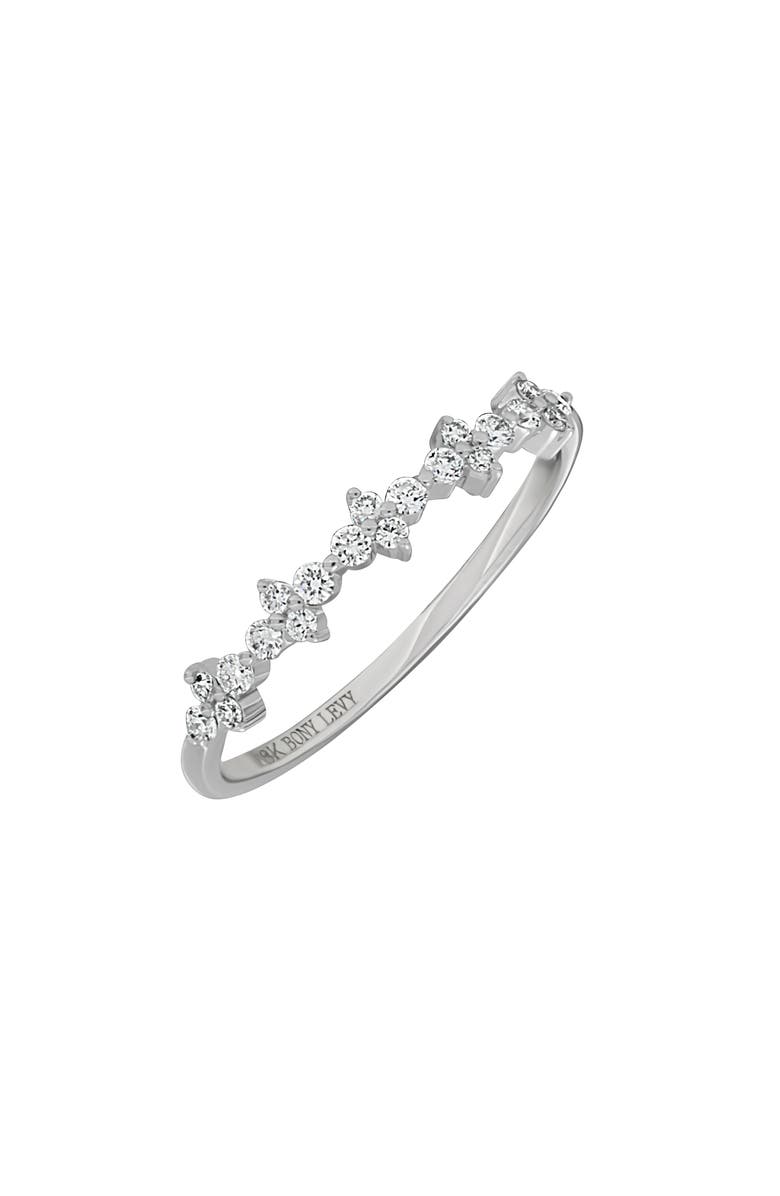 Bony Levy Getty Diamond Stacking Ring, Main, color, 18K White Gold