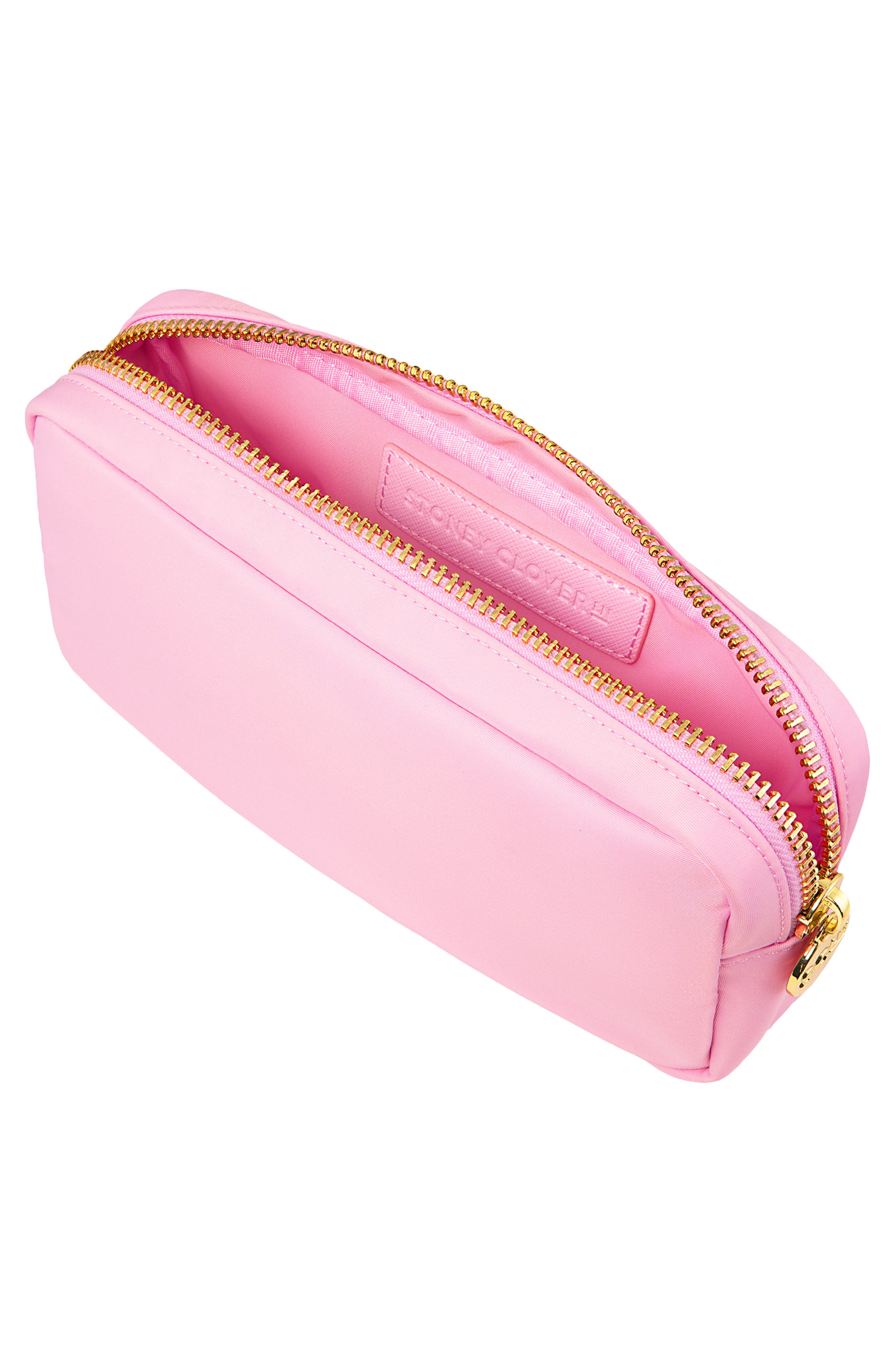 Small Nylon Pouch, Alternate, color, FLAMINGO