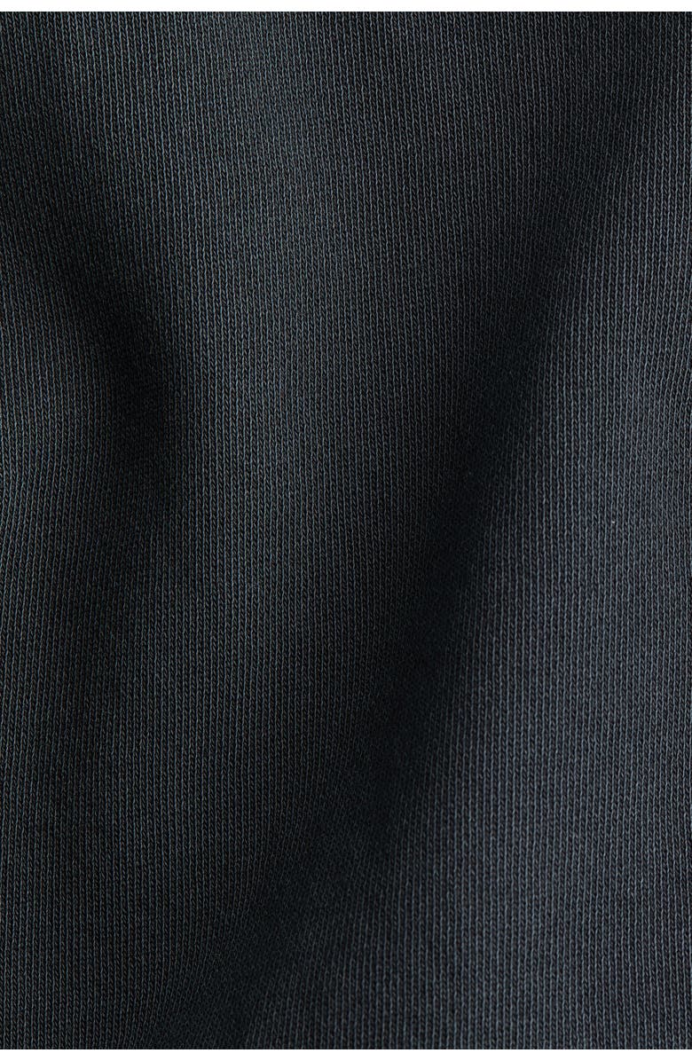 H&M Short-sleeved Cotton Sweatshirt, Alternate, color, Dark Gray
