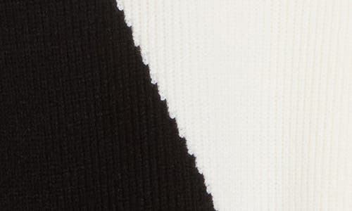 T Tahari Abstract Colorblocked Sweater In Multi