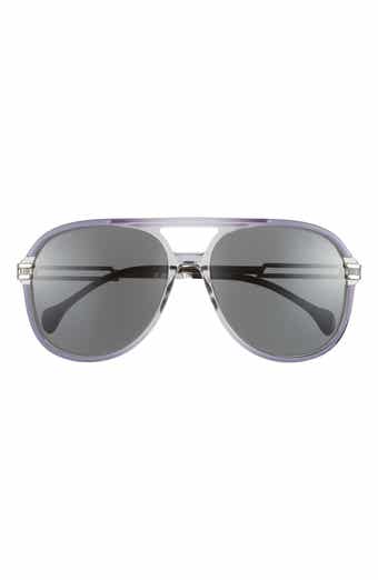Gucci 61mm Aviator Sunglasses