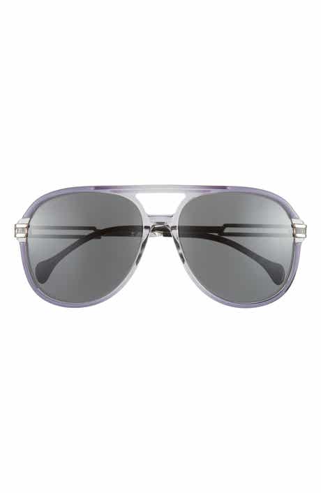 Gucci 61mm Aviator Sunglasses