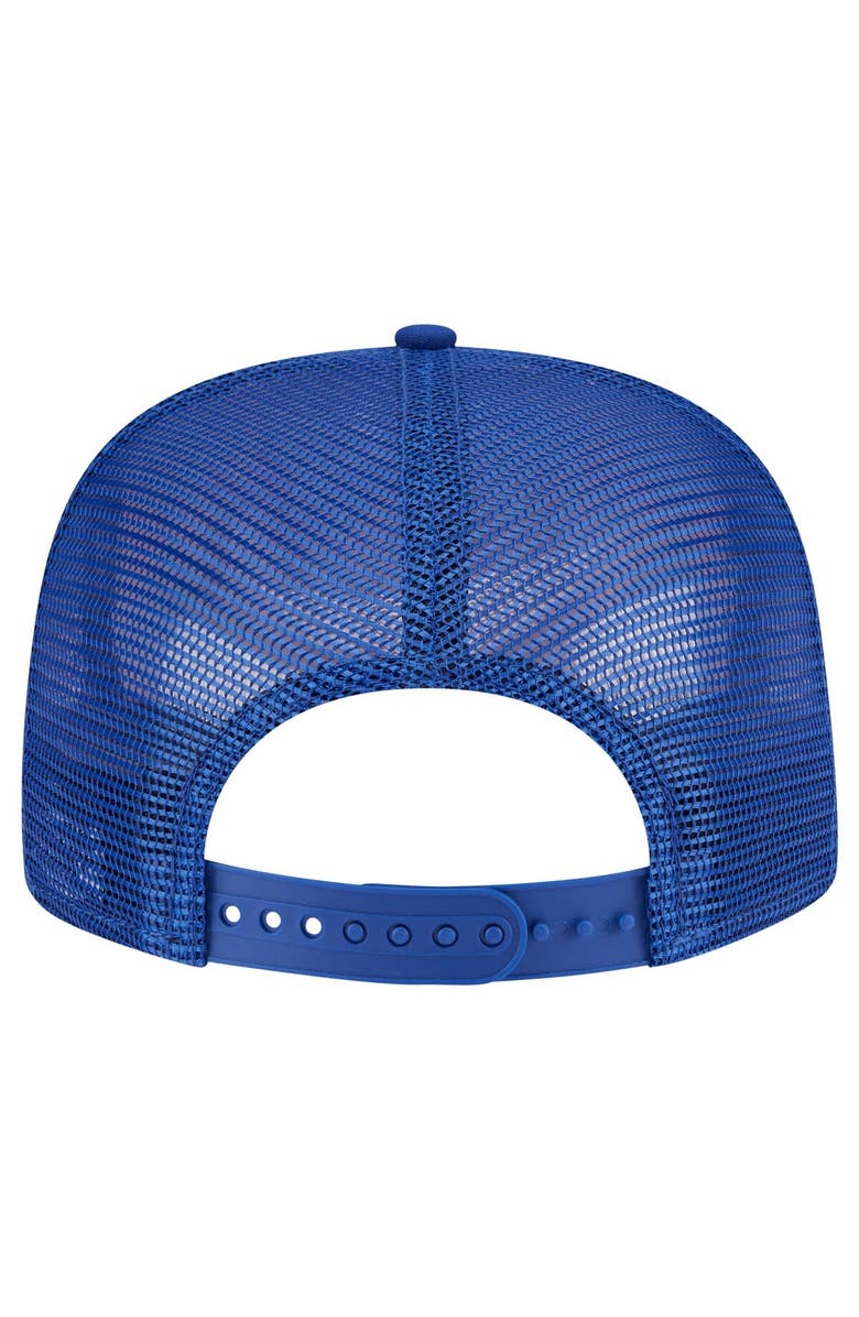 New Era Men's New Era Royal Chicago Cubs Seeing Diamonds A-Frame Trucker 9FIFTY Snapback Hat, Alternate, color, Royal