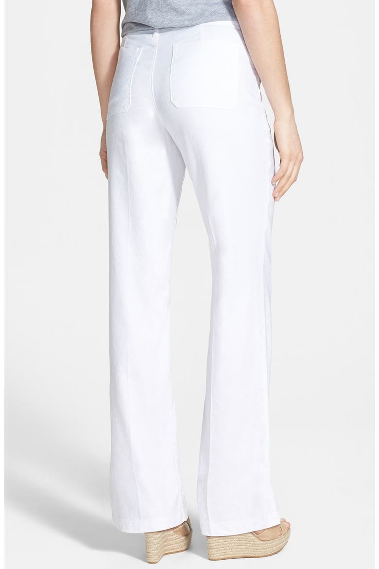 Wylie Five-Pocket Linen Trousers, Alternate, color, OPTIC WHITE